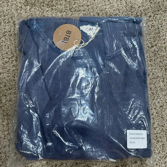 BiBi Indigo Hooded Sweatshirt - Picture 2 of 4